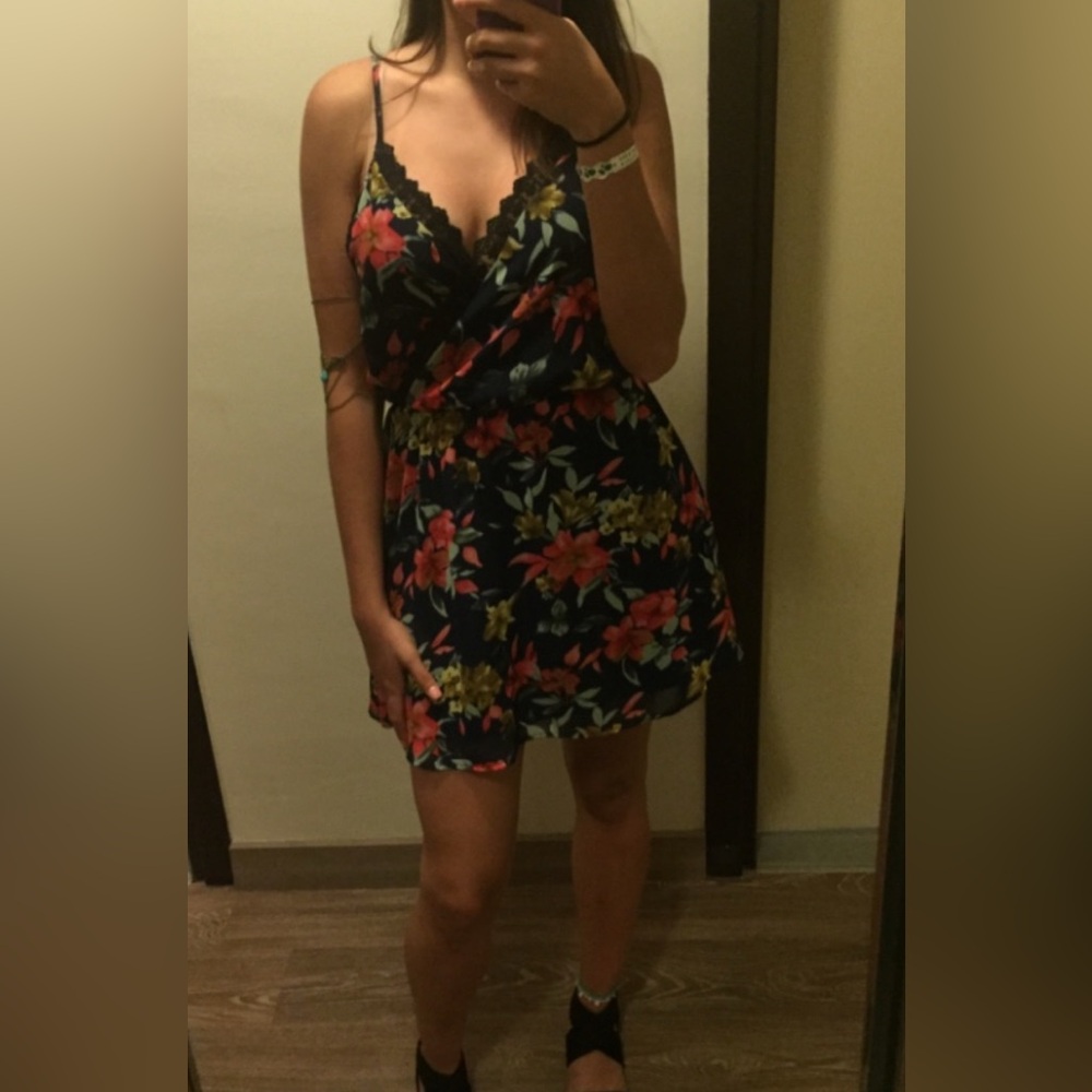 Floral Wrap Dress